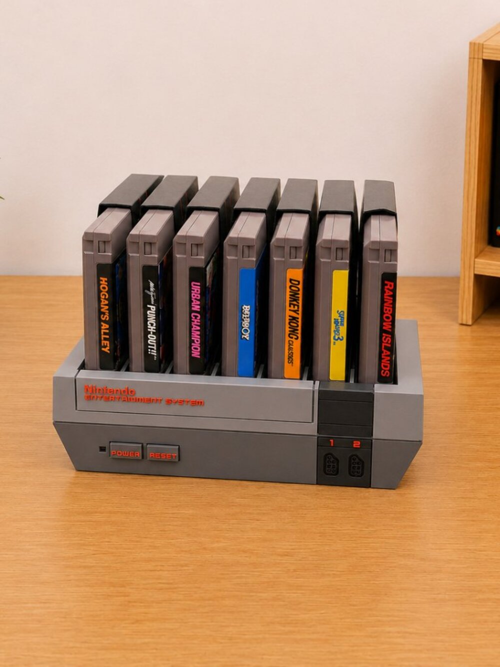 Nintendo Entertainment System (NES) Video Game Holder (7 Games) | Free Shipping